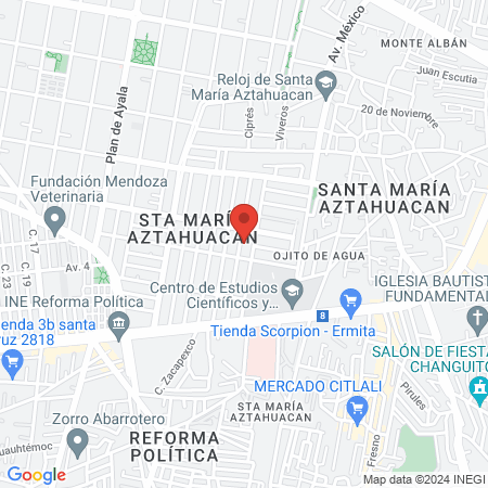 Varsaa Servicios Medicos map