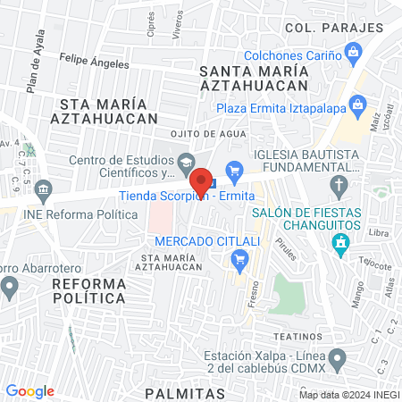 PODOLOGOS Moreno map