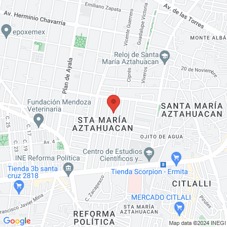 Clínica Casa de Ángeles map