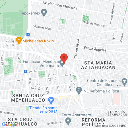 Clinica Veterinaria Santa Maria map