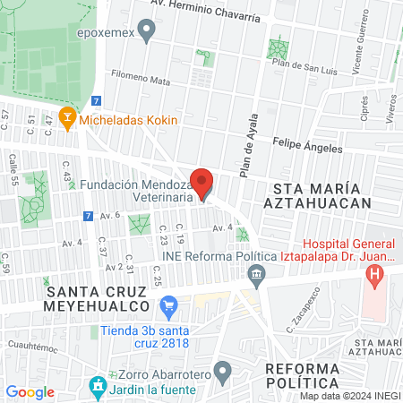 Fundación Mendoza Veterinaria map