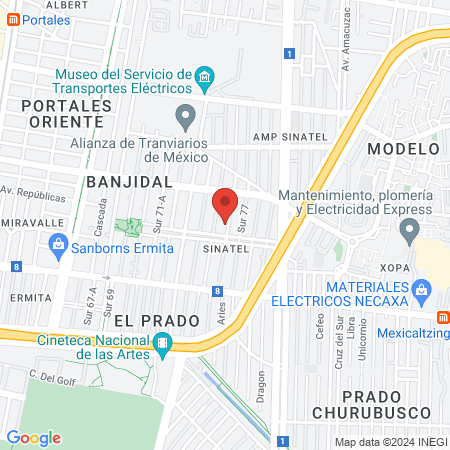 Be Dynamic Sinatel map