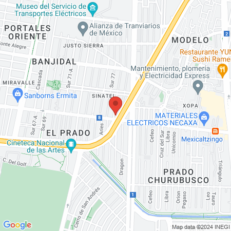 CLÍNICA DE PERIODONCIA map