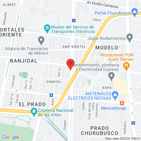 Dr. Daniel Espinosa Teran map