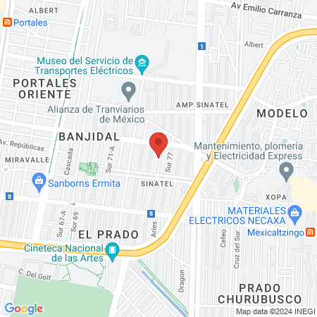 VETERINARIA X´MUCANE map