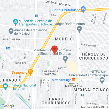 De La Garza Mangas Fernando Mvz map