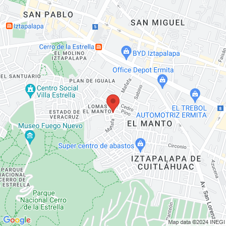 Salon&belleza athenea map