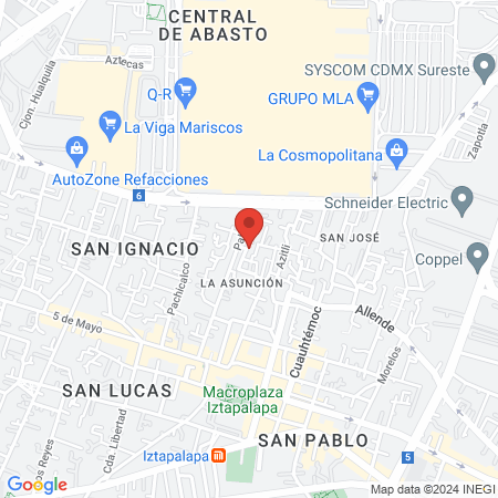 Centro de Cirugía Ortopédica y Rehabilitación map