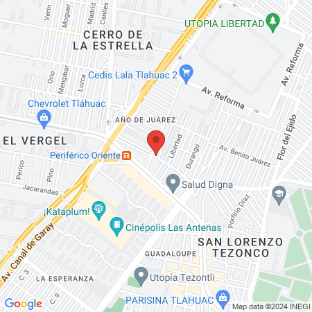 Estetica Adriana map