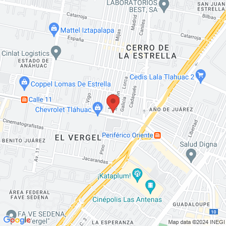 ClubMexa Barber map