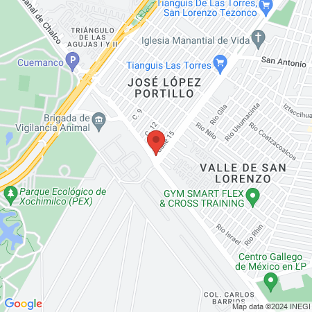 Bears Urban Dance & Training López Portillo map