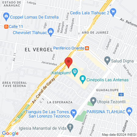 dentalia Las Antenas map