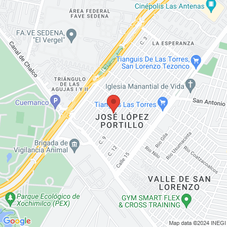 DRA JESSICA ZAPATERO map