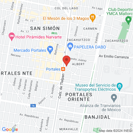 Ramirez Vazquez Prado Isaias map