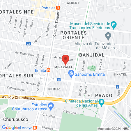 Villaverde Ramirez Jose Dr map