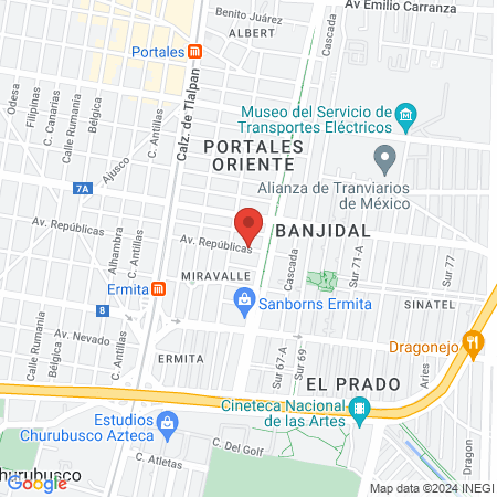 Spay Me CDMX map
