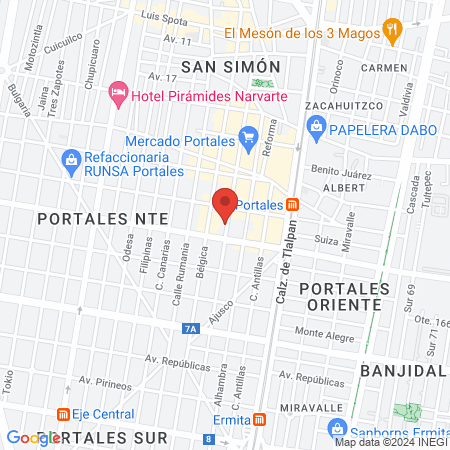 Dentista Dra. Ayala map