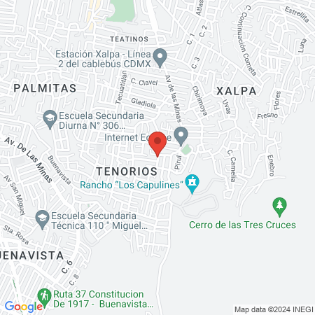 Barber y nails Ferrer map