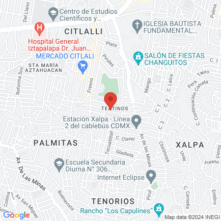 Gimnasios Urbanos 153 map