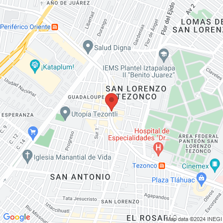 IMESAP Clínica Michoacana de Especialidades Odontológicas map