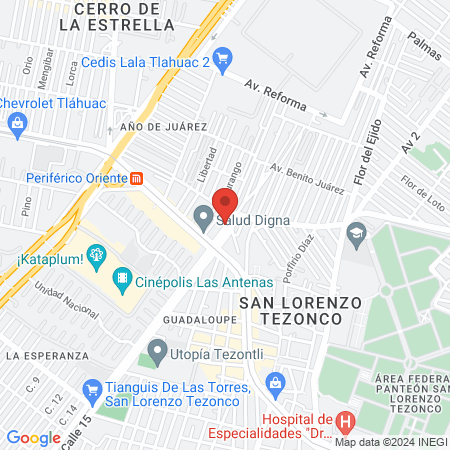 Consultorio Dra.Erika Mariel Ibañez Reyes map