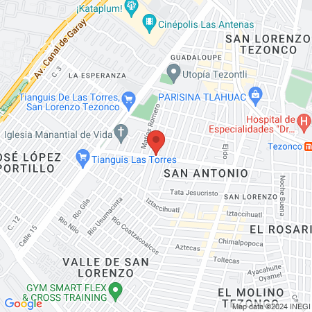 SANATORIO SAN LORENZO map