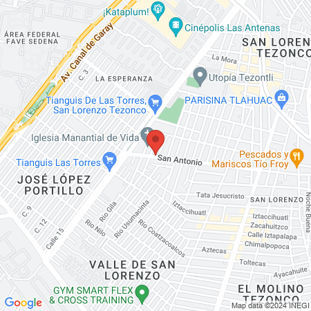 Consultorio Farmacia San Antonio de Padua. Especialidades Medicas y Medicina General map