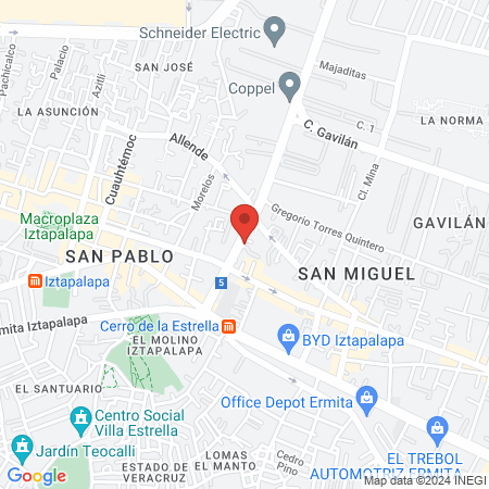 Center Fitness Gym map