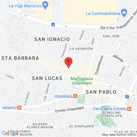 Dental Americana Iztapalapa map