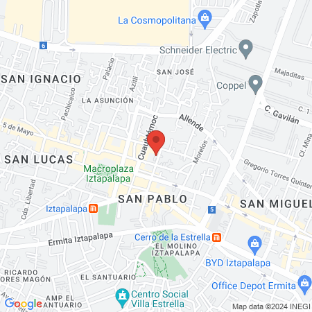 Pernudi Castañeda Jose Leonel map