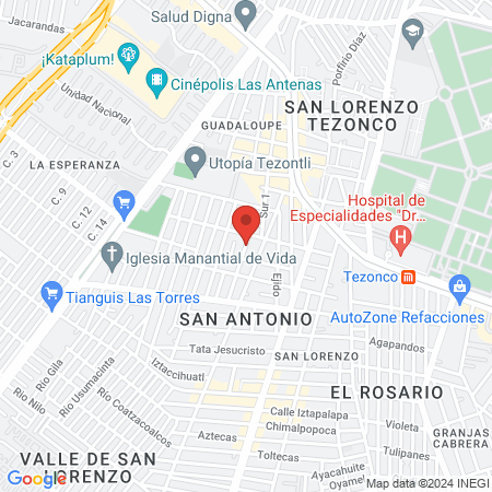 Black Bunny Salon map