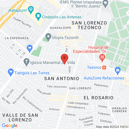 Estetica New Look map