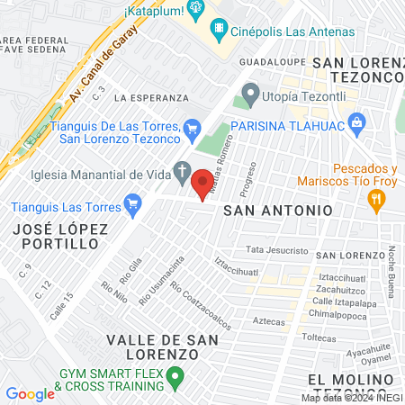 M Y D Barbería y Salón map