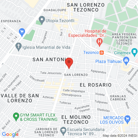 Consultorio Dental Dra Claudia Chagoya Gonzalez map