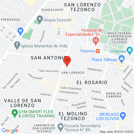 Consultorio Dental Dra. Claudia Chagoya map