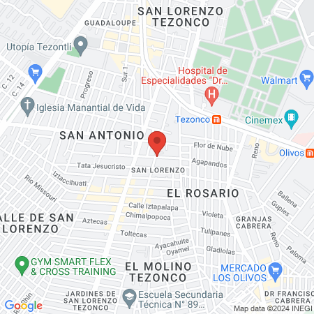 CONSULTORIO DENTAL Dr. Clemente Pérez map