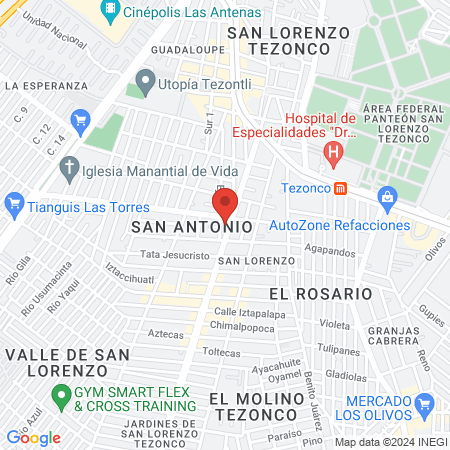 Anestesiólogo Víctor Manuel Mendoza map