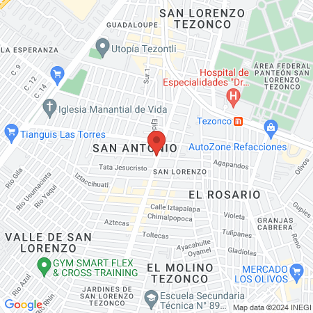 Médico Francisco Escobar map