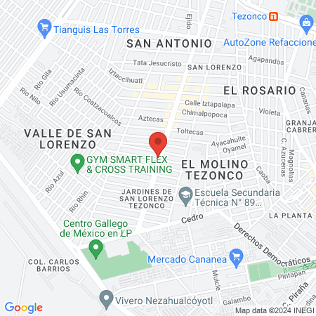 Veterinaria El Rancho map