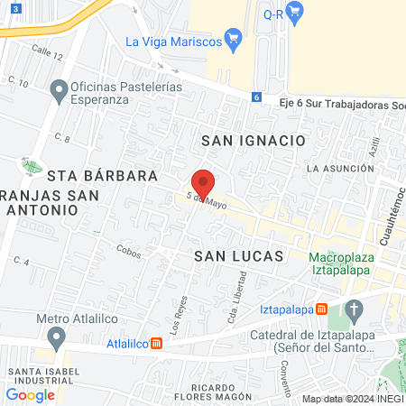 Estética & Barberia Janys map