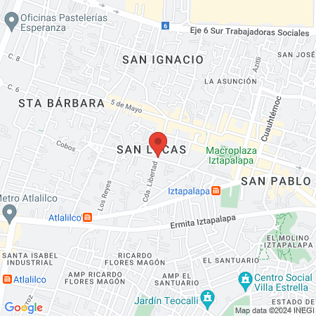 CENTRO DE ESPECIALIDADES ODONTOLOGICAS map