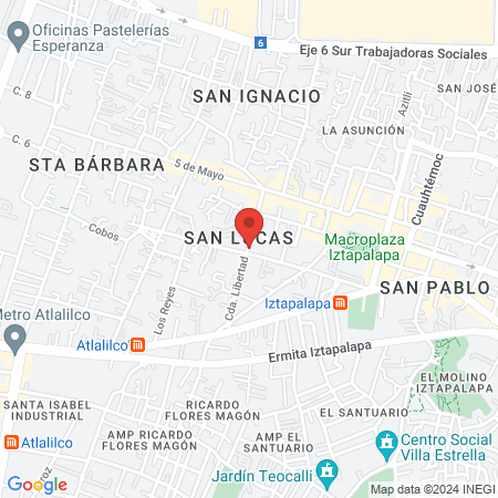 Consultorio Médico San Lucas map