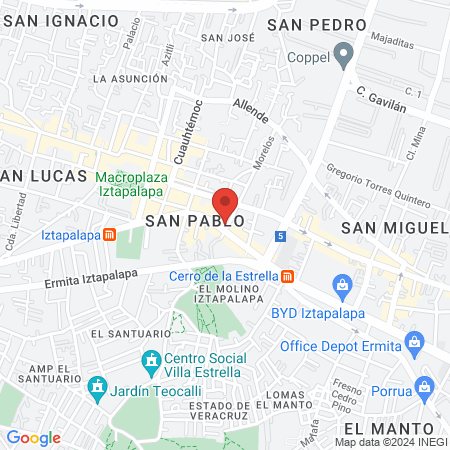 Consultorio Dental CD. Fabiola Jiménez map