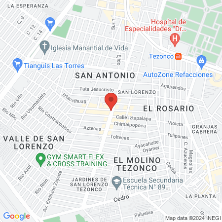 CONSULTORIO MÉDICO map