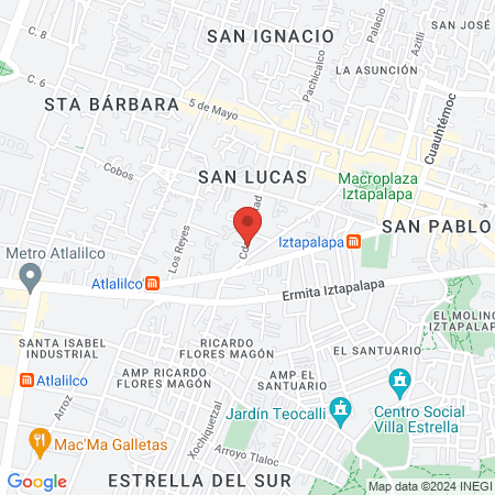 Martha Rodríguez Makeup PRO map