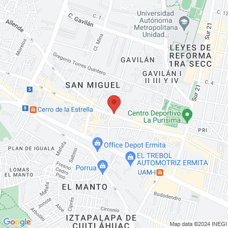 Estética Francis map