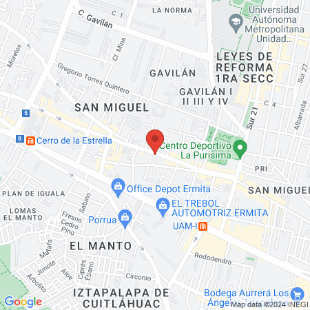 Los Diablos Barber Shop map