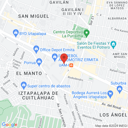 CLUB JAGUAR IZTAPALAPA map