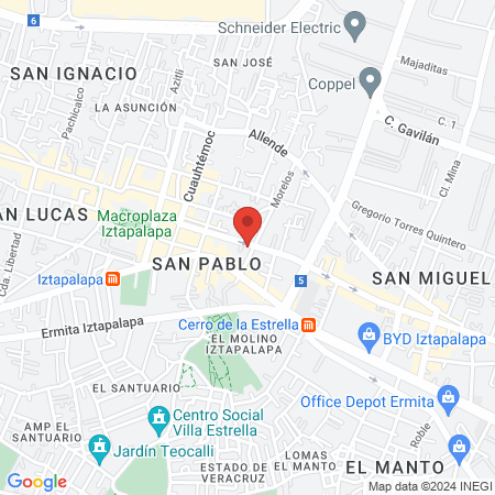 LV Beauty Studio map