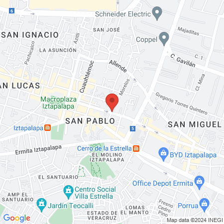 Dr. Efrén Turcio Cortázar map